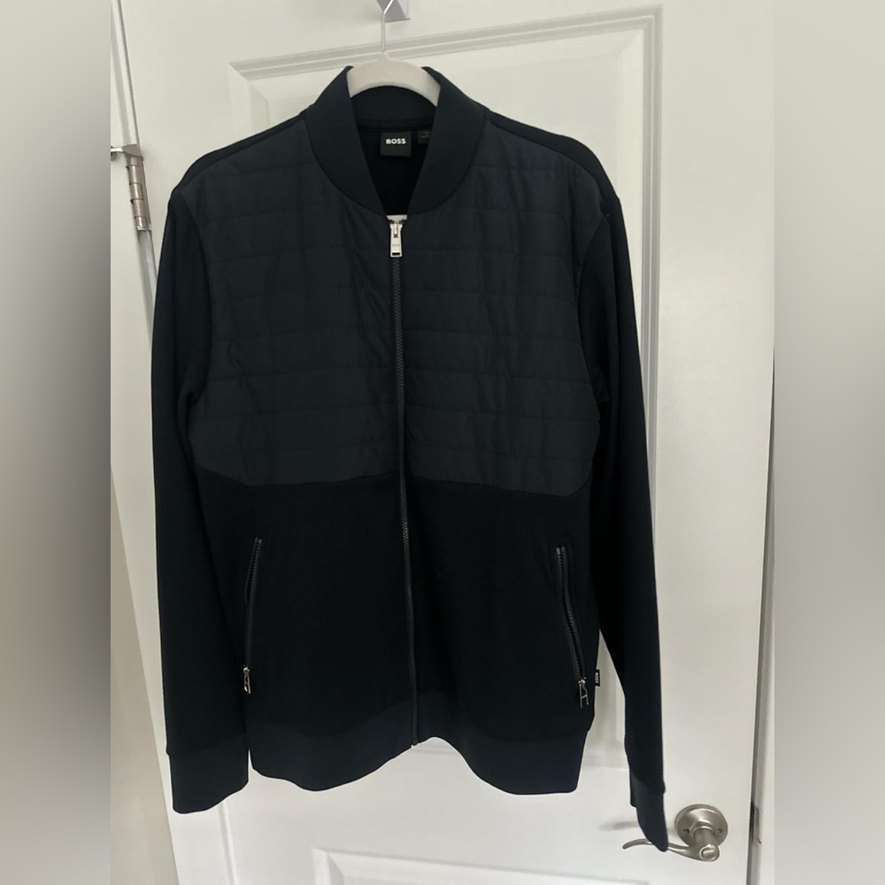 Hugo Boss Navy Bomber Jacket